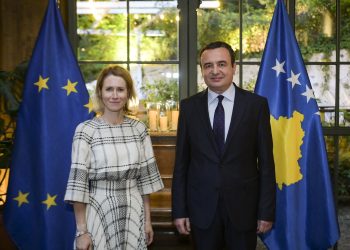 Kryeministri Kurti takoi Përfaqësuesen e Lartë të Bashkimit Evropian për Punë të Jashtme dhe Politikë të Sigurisë, Kaja Kallas