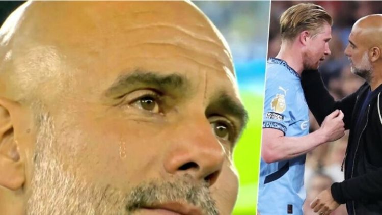 Guardiola u përlot gjatë fjalimit lamtumirës të De Bruyne