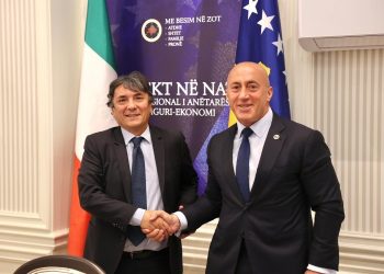 Haradinaj pret në takim Ambasadorin e ri të Italisë në Kosovë