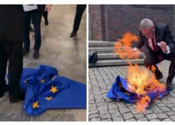 Kandidati për president të Polonisë dj*eg flamurin e BE-së, i hiqet imuniteti europarlamentar