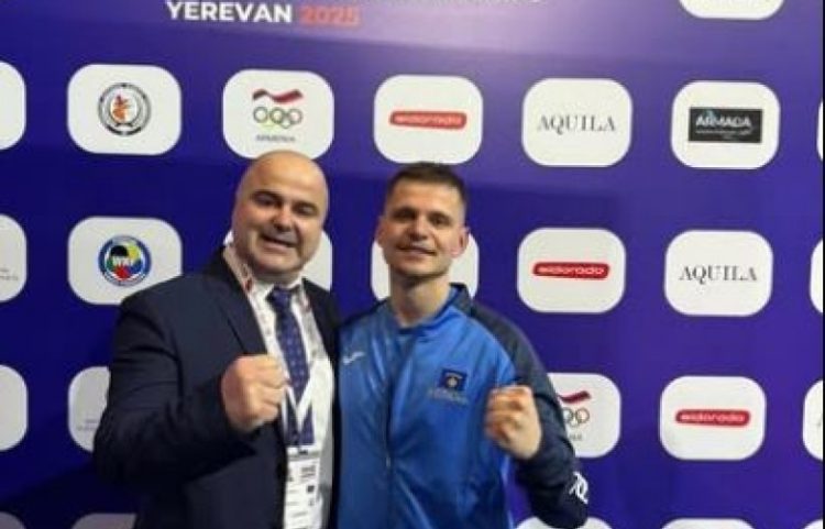 Maliqi fiton medaljen e bronztë në Kampionatin e Karatesë në Yerevan