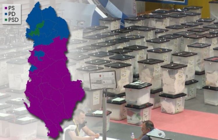 Mbyllet numërimi i votave në 12 qarqe, PS siguron 83 mandate, PD “tkurret”