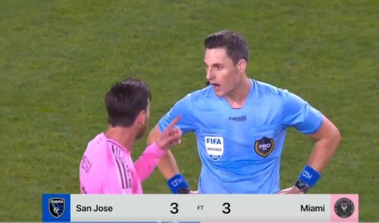 Messi përfshihet në një debat të ashpër me gjyqtarin pas ndeshjes (Video)