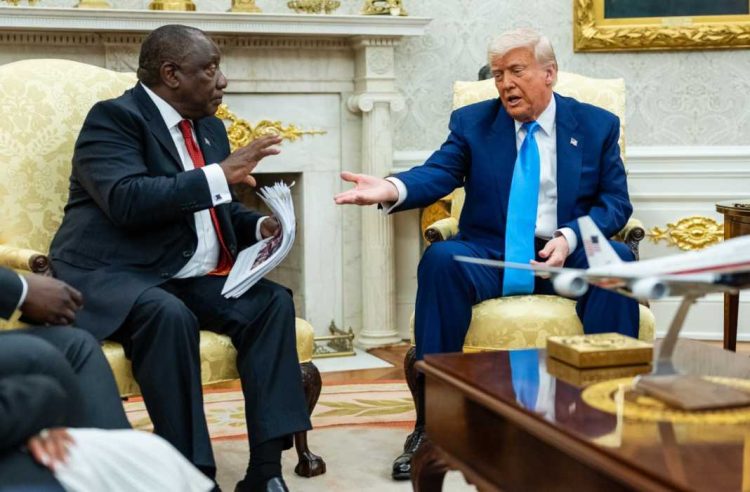 “Më vjen keq, s’kam avion për t’iu dhuruar”, ironi e përplasje mes Trump e Ramaphosa