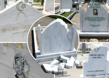 Beograd: Më shumë se 30 varre myslimane të shkatërruara në një akt van*dalizmi