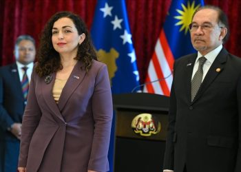 Presidentja Osmani pritet nga kryeministri i Malajzisë, Anwar Ibrahim