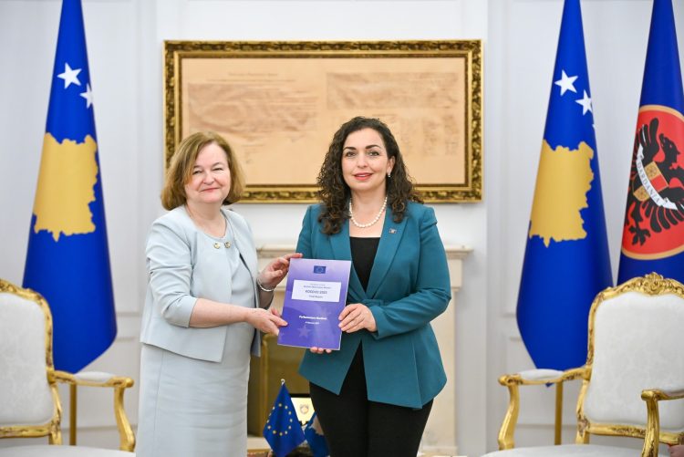 Presidentja Osmani pranoi raportin e Misionit Vëzhgues të BE-së për zgjedhjet parlamentare të vitit 2025