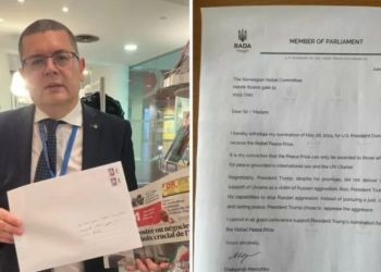 Ligjvënësi ukrainas tërheq nominimin për Trump sa i përket Çmimit Nobel për Paqe