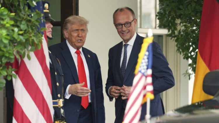 Kancelari gjerman për vizitë në SHBA, Trump e pret në Shtëpinë e Bardhë – diskutojnë për lu*ftën në Ukrainë