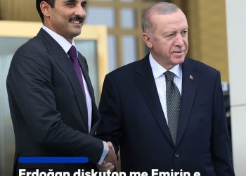 Erdoğan diskuton me Emirin e Katarit për ko*nfliktin Izrael-Iran