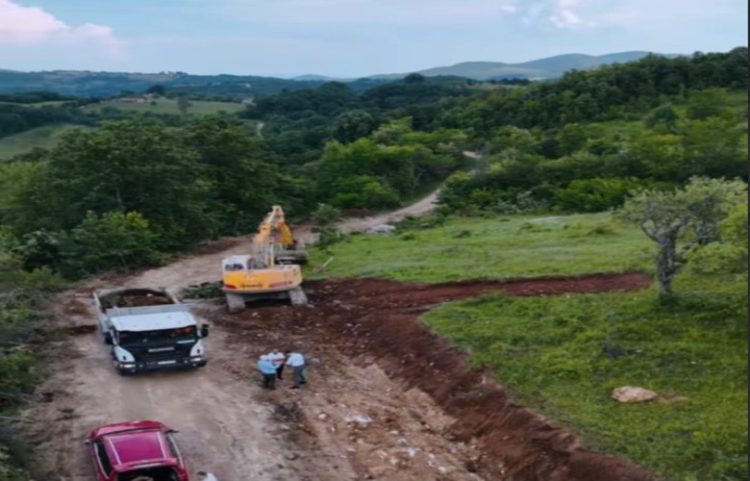 Rrifillojnë punimet në rrugën që lidhë fshatrat e Gjilanit me Preshevën