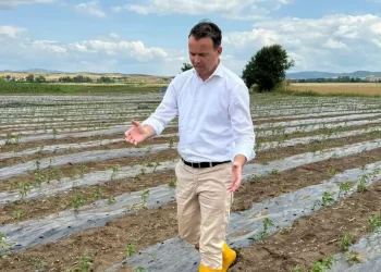 Ministri Peci viziton zonat e goditura nga breshëri: Angazhim i plotë për evidentimin dhe kompensimin e dëmeve