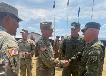 Jashari, prezent në ceremoninë e ndërrimit të Komandës Amerikane të KFOR-it
