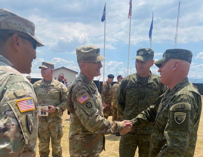Jashari, prezent në ceremoninë e ndërrimit të Komandës Amerikane të KFOR-it