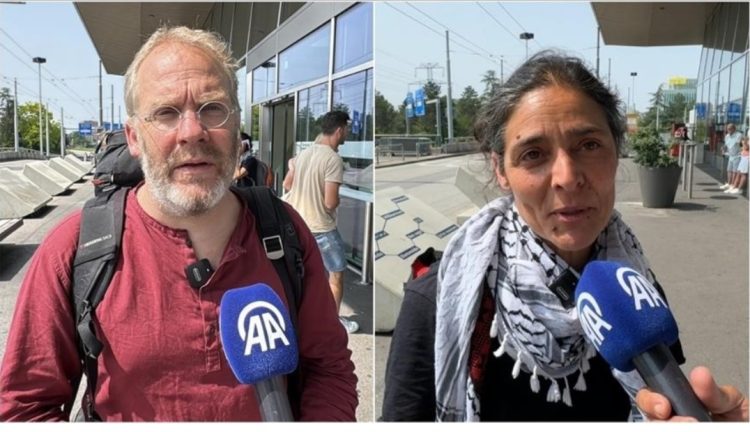 Aktivistë zviceranë nisen për në Egjipt për t’iu bashkuar “Marshit Global për në Gaza”