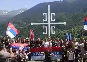 Tubim me simbole nacionaliste në Sevçë të Shtërpcës, videoja shpërndahet në kanalin rus propagandistik