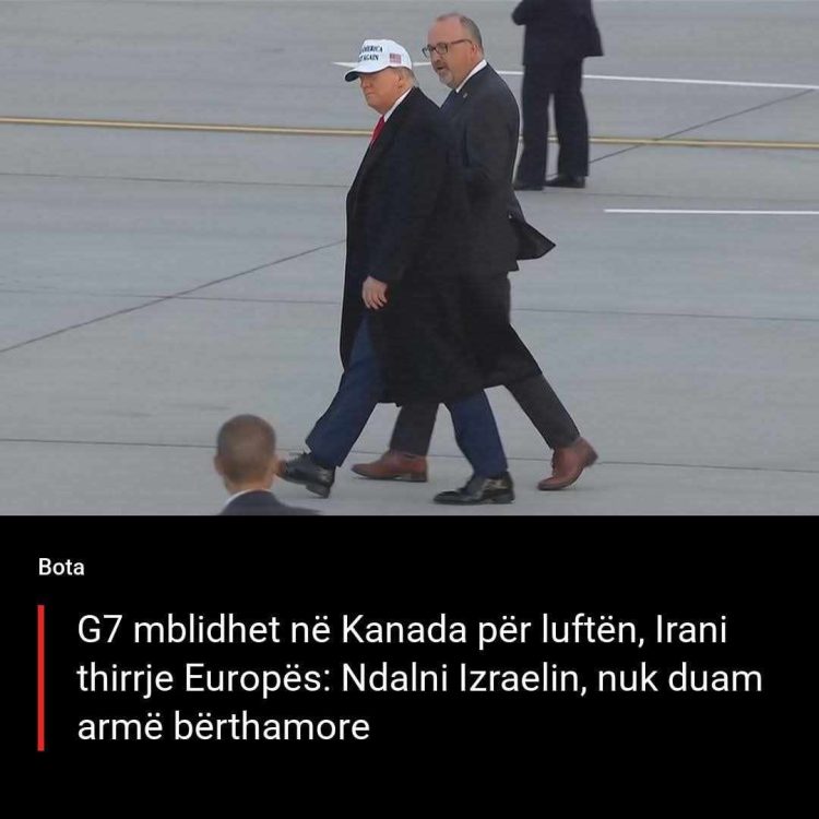 G7 mblidhet në Kanada për lu*ftën, Irani thirrje Europës: Ndalni Izraelin, nuk duam ar*më bër*thamore