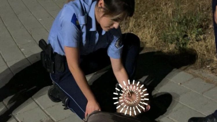 Policia shpëton një person me probleme në frymëmarrje pas derdhjes së një substance kimike në veturë në Gjilan