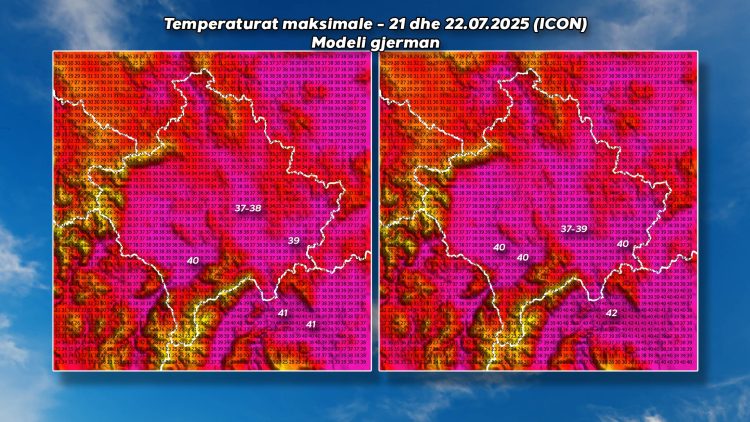 Sot në Kosovë u regjistrua temperatura 41°C, pritet të arrijë 42°C