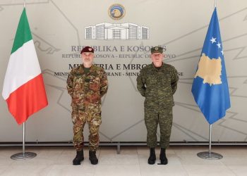 Jashari e Iannucci biseduan për mbështetjen e ushtrisë italiane ndaj FSK-së