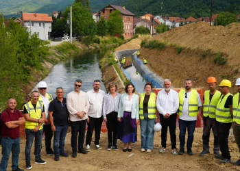 Pas su*lmit te*rrorist, projekti 13 milionësh për rehabilitimin e kanalit Ibër Lepenc drejt përfundimit – Rizvanolli publikon pamjet