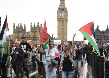 Londinezët dalin përsëri në rrugë për të mbështetur Palestinën