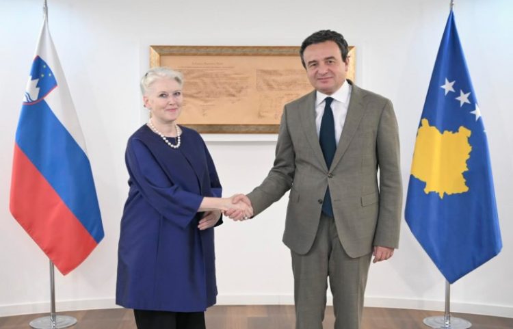 Kurti në takim lamtumirës me diplomaten sllovene