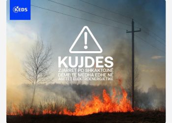 KEDS: Shkaku i zjarreve një numër i konsumatorëve mbesin pa rrymë