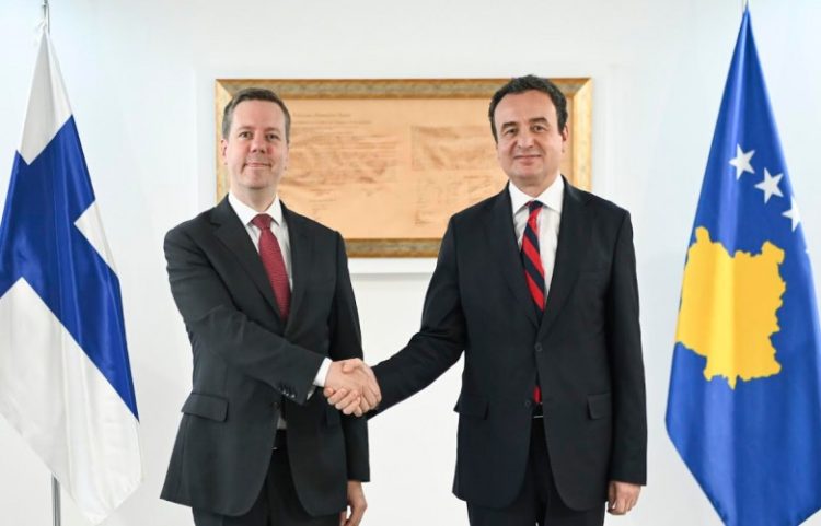 Kurti priti në takim lamtumirës ambasadorin finlandez, Nissinen