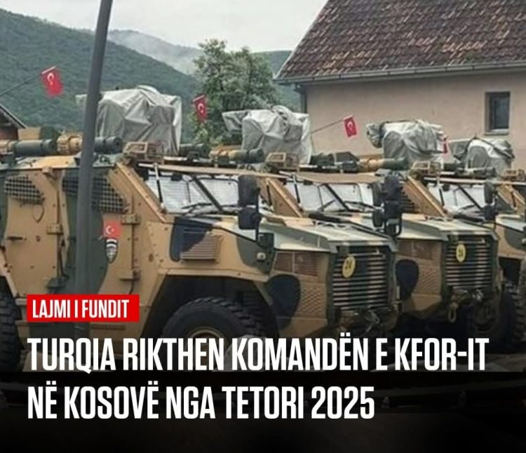 Turqia rikthen komandën e KFOR-it në Kosovë nga tetori 2025