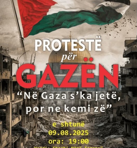Në Prishtinë do të mbahet marsh paqësor në mbështetje për Gazën