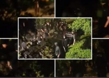 Persona të maskuar, me jelekë antiplumb e shkopinj rrahin brutalisht qytetarët në protestën e mbrëmshm në Serbi