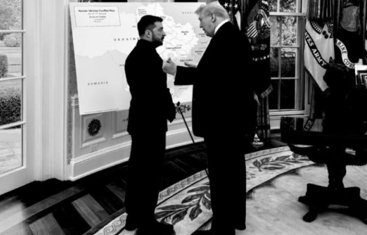 Trump i tregon Zelensky-t hartën e territorit ukrainas nën kontrollin rus