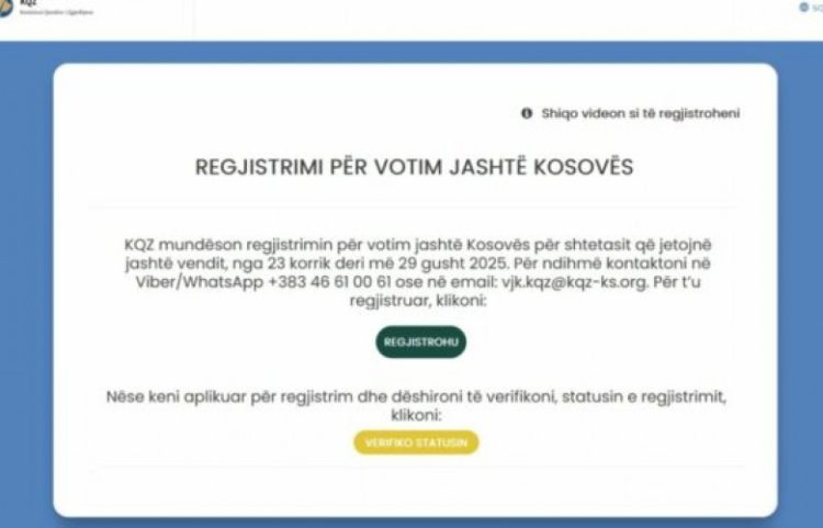 Këta janë hapat për regjistrimin e votuesve jashtë Kosovës