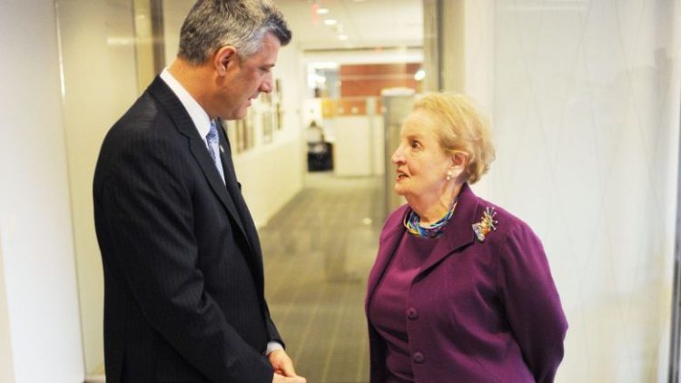 Mbrojtja e Thaçit do të përdorë dëshmitë e Albright