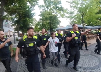 Një vajzë 14-vjeçare gjermane u arrestua në një tubim pro-palestinez të mbajtur në Berlin