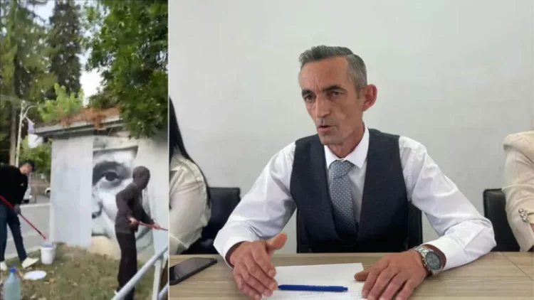 Kryetari i Zveçanit urdhëron heqjen e fotografisë së Ratko Mlladiqit nga muret e qytetit
