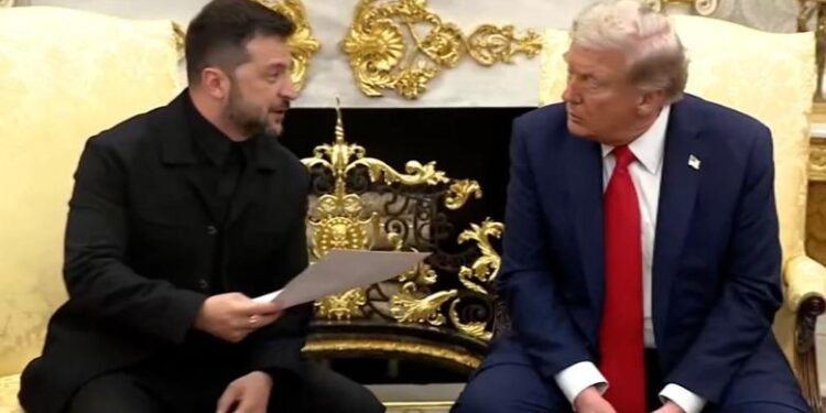 Zelensky i jep presidentit Trump letrën e bashkëshortes së tij