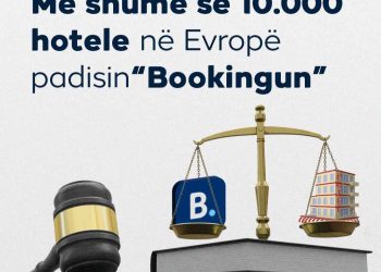 Më shumë se 10.000 hotele në Evropë padisin “Bookingun”