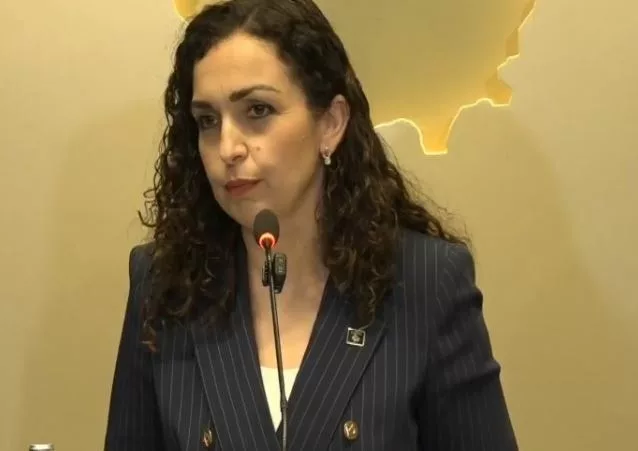 Osmani në konferencë, Laban gjyqtar raportues në lëndën për rend kushtetues