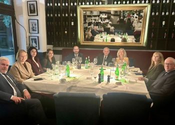 Bislimi në darkë pune me ambasadorë të disa prej shteteve aleate dhe mike në Berlin