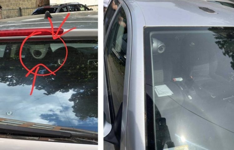 Policia në veri sekuestron një veturë me targa serbe, me dy kamera brenda