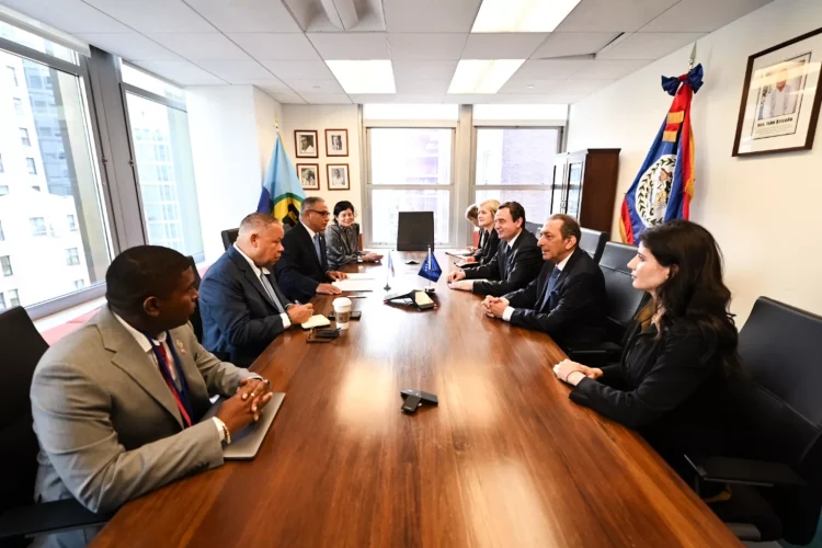 Kurti në New York takohet me kryeministrin e Belizesë, John Briceño