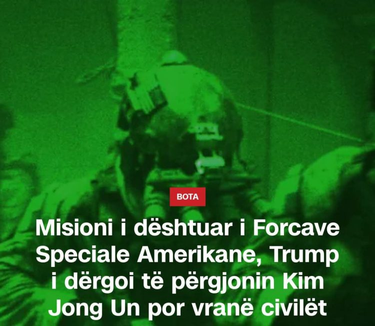 Misioni i dështuar i Forcave Speciale Amerikane, Trump i dërgoi të përgjonin Kim Jong Un por vr*anë civilët