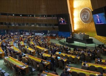 Asambleja e Përgjithshme e OKB-së miraton rezolutën që mbështet Deklaratën e New Yorkut për zgjidhjen me dy shtete