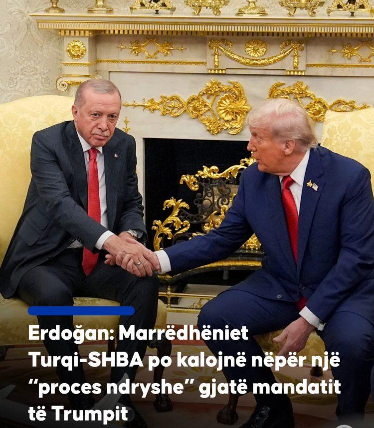 Erdoğan: Marrëdhëniet Turqi-SHBA po kalojnë nëpër një “proces ndryshe” gjatë mandatit të Trumpit