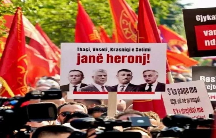 Protestë në përkrahje të ish-luftëtarëve të UÇK-së në Hagë