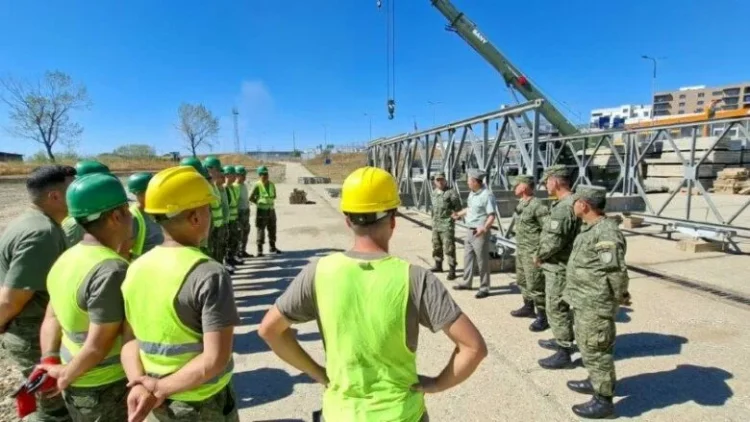 Ushtria e Kosovës dhe e Shqipërisë trajnohen për ndërtimin e urave ushtarake