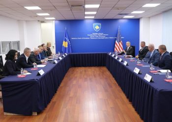 Sveçla në takim me delegacionin nga policia e Iowa-s,flasin për bashkëpunim