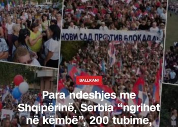 Para ndeshjes me Shqipërinë, Serbia “ngrihet në këmbë”, 200 tubime, madje edhe në Leskovac